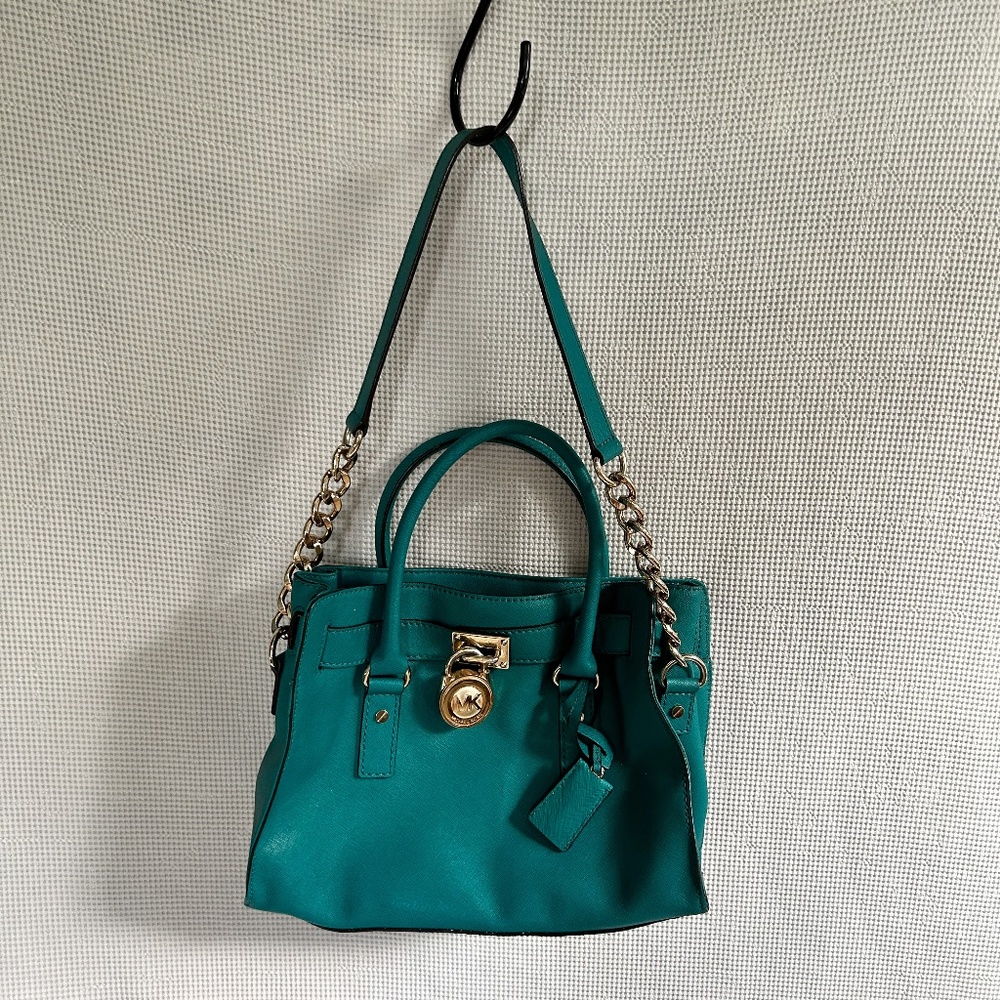 Turquoise Michael Kors Purse